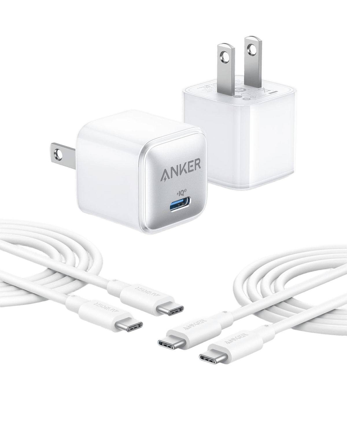 Anker <b>511</b> Charger (Nano Pro) with 6 ft USB-C Cable(2-Pack)
