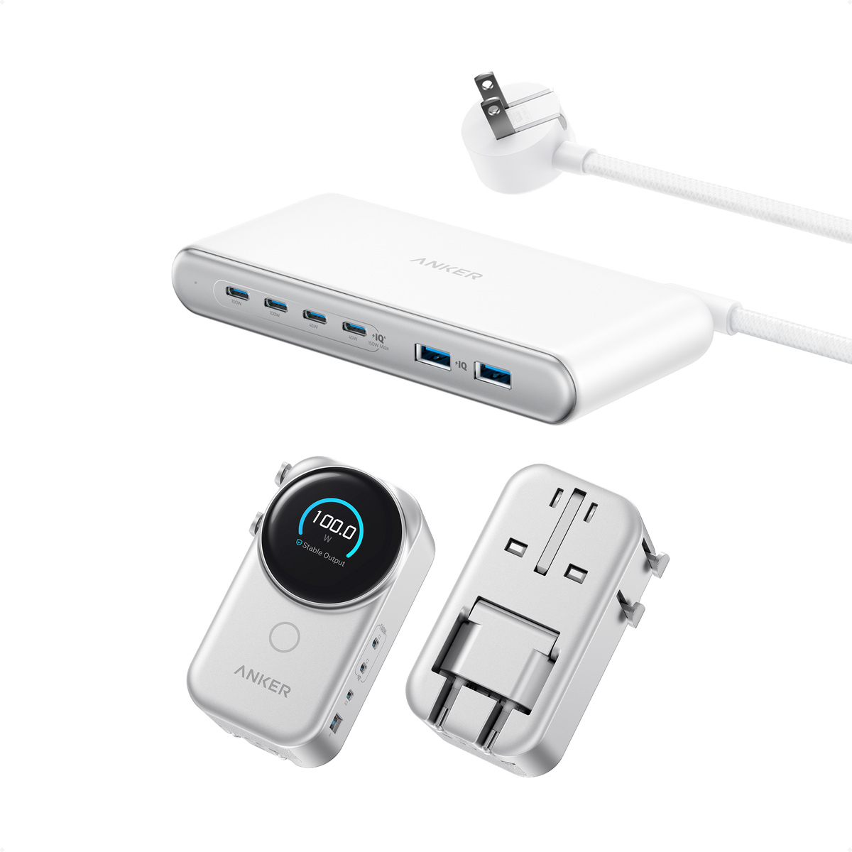 Bundle Kit: Anker Travel Charging Station and Anker Universal Charger