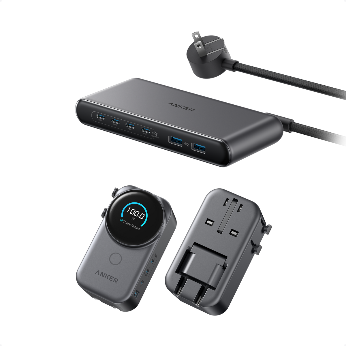 Bundle Kit: Anker Travel Charging Station and Anker Universal Charger