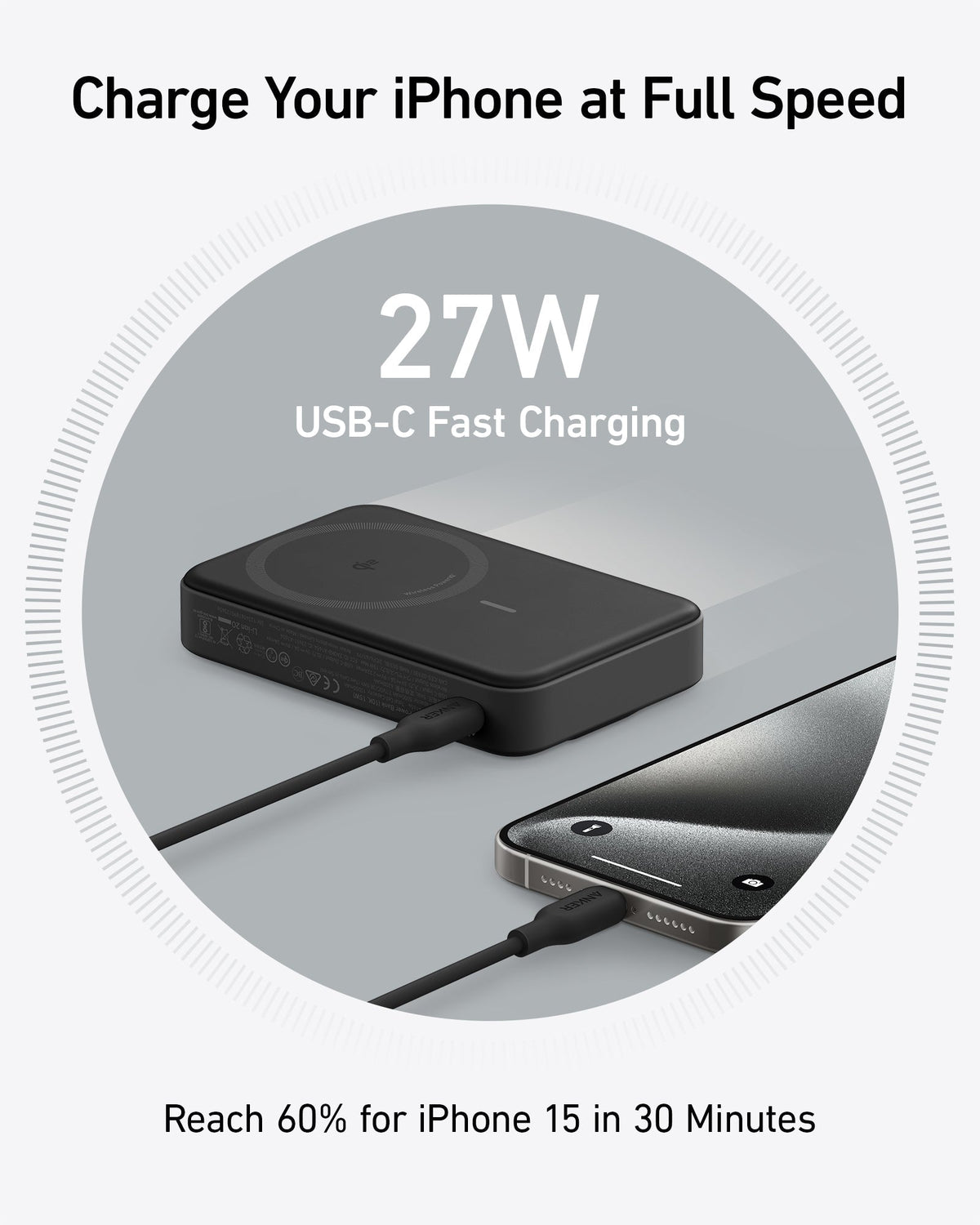 Refurbished Anker MagGo Power Bank (10K)
