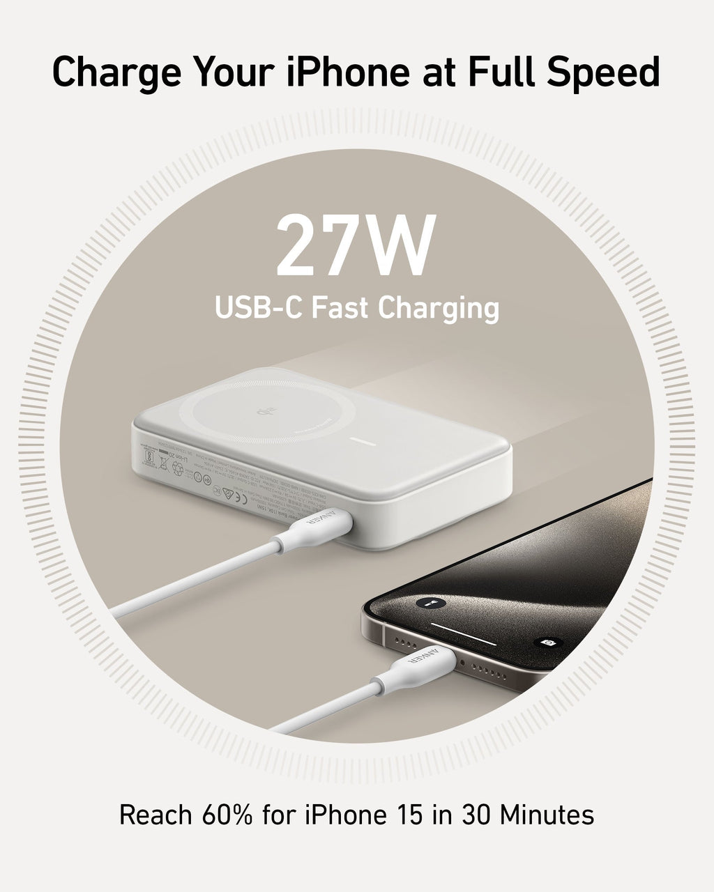 Refurbished Anker MagGo Power Bank (10K)