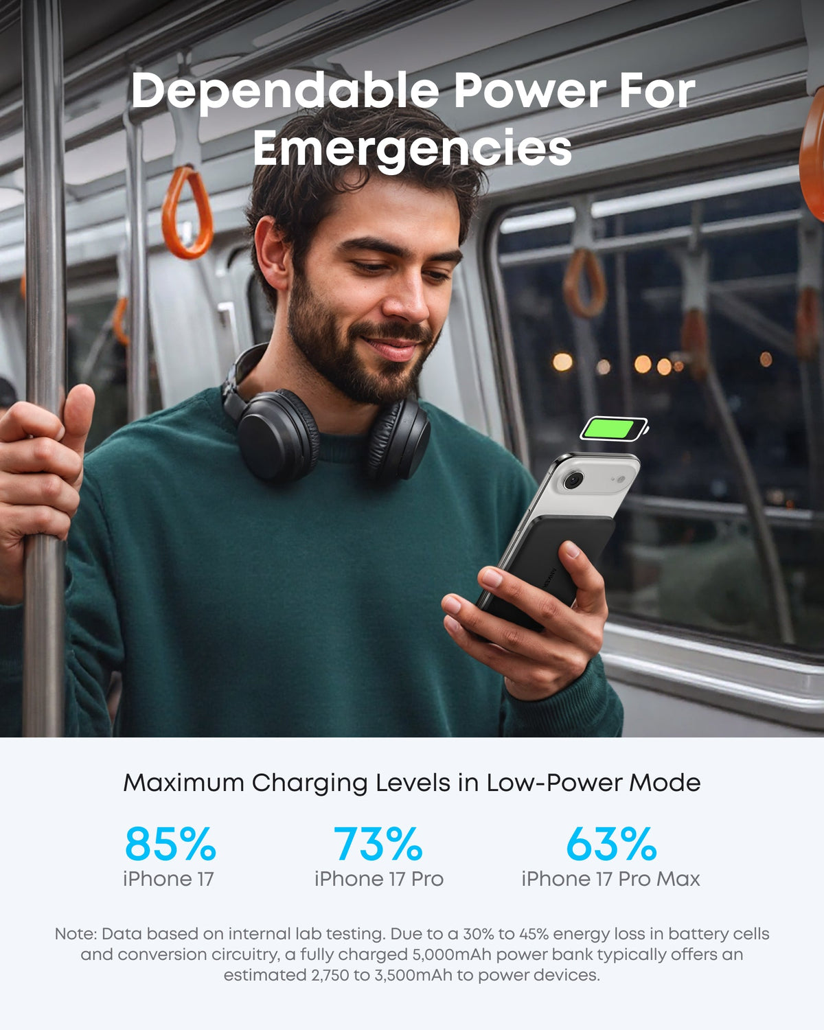 Anker Nano Power Bank Bundle (5K, MagGo, Slim, 2-Pack)