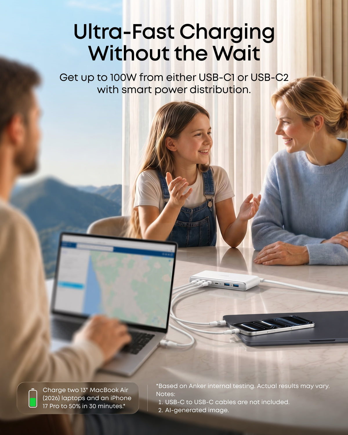 Bundle Kit: Anker Travel Charging Station and Anker Universal Charger
