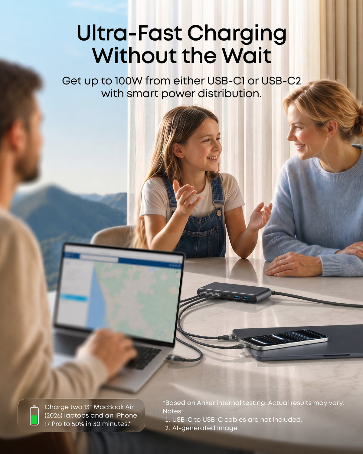 Bundle Kit: Anker Travel Charging Station and Anker Universal Charger