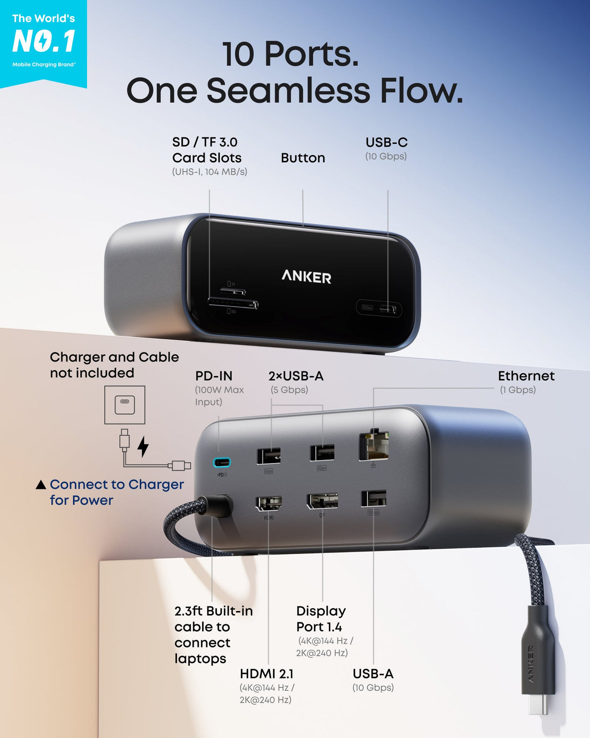 Anker Desktop USB-C Hub