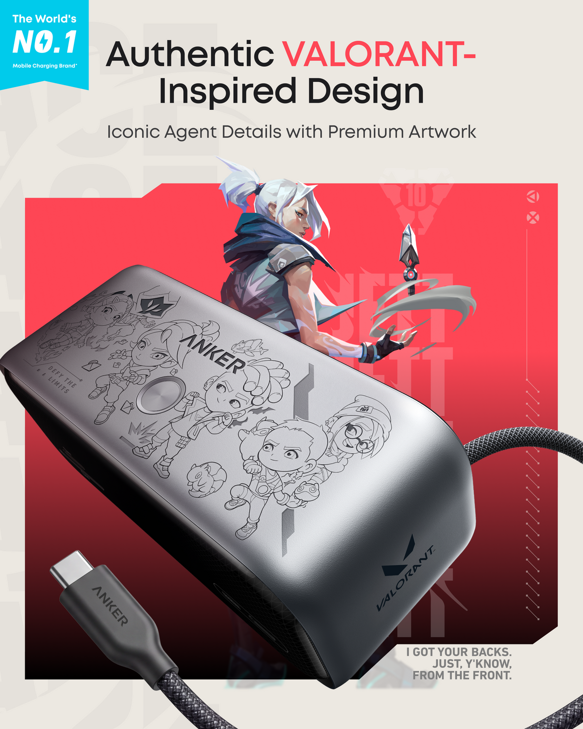 Anker Desktop USB-C Hub (VALORANT Limited Edition)