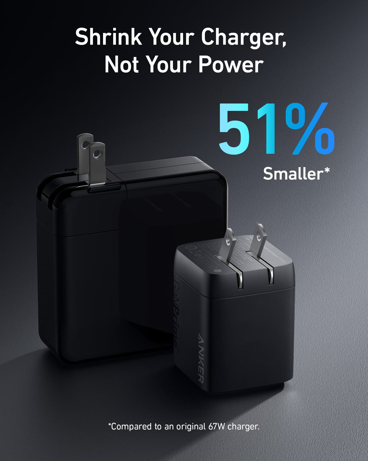 Bundle kit: Anker Prime 67W GaN Wall Charger (3 Ports) 2-Pack