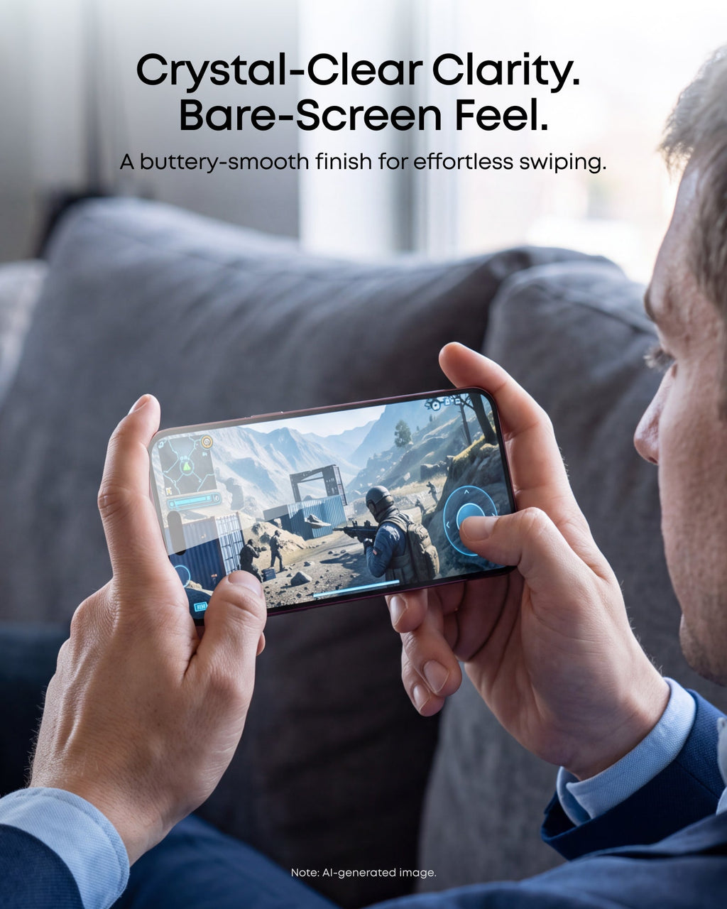 Anker Tempered Glass Screen Protector, 2-Pack