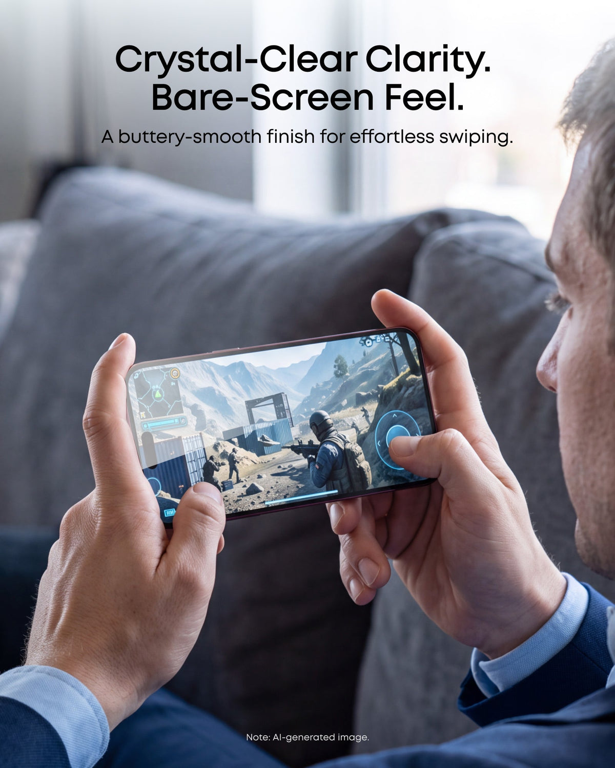 Anker Tempered Glass Screen Protector, 2-Pack