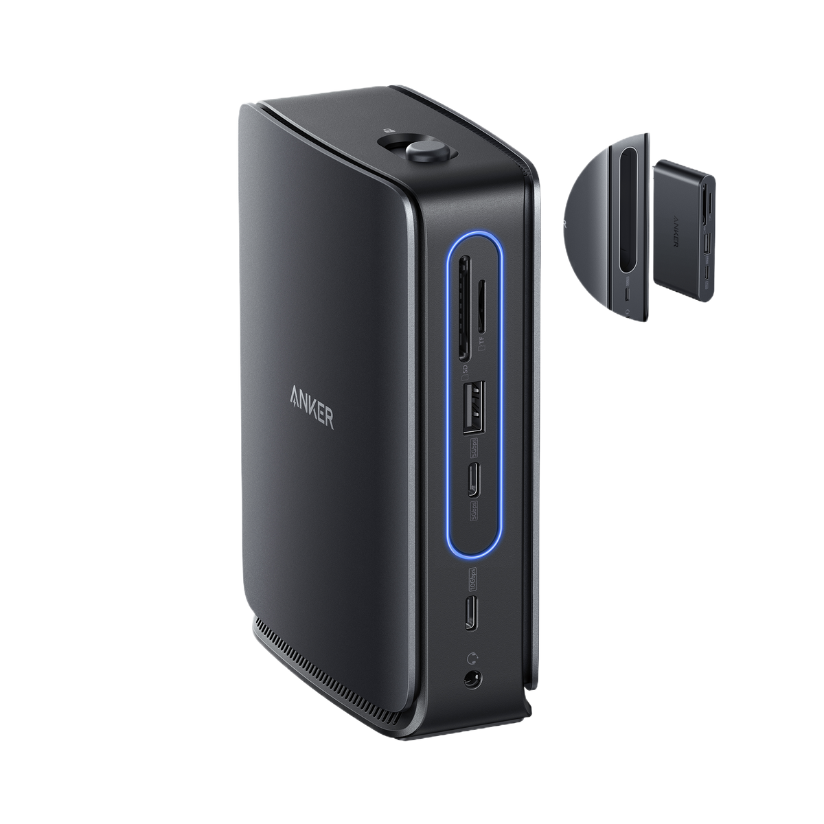 Anker Nano Docking Station (13-in-1, Triple Display, Built-In Removable Hub)