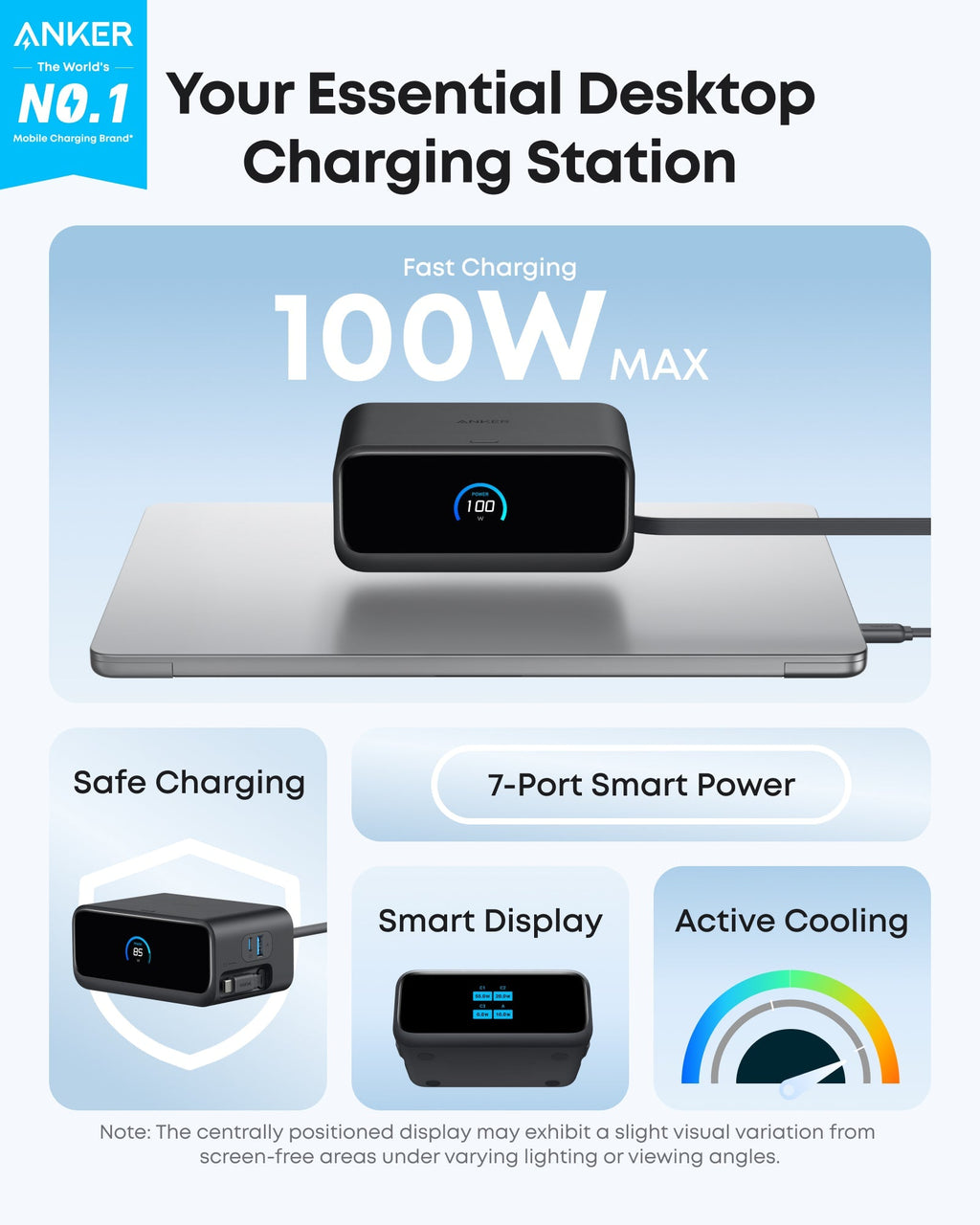 Anker Nano Docking Station, Anker Nano Charging Station, and Anker HDMI Cable