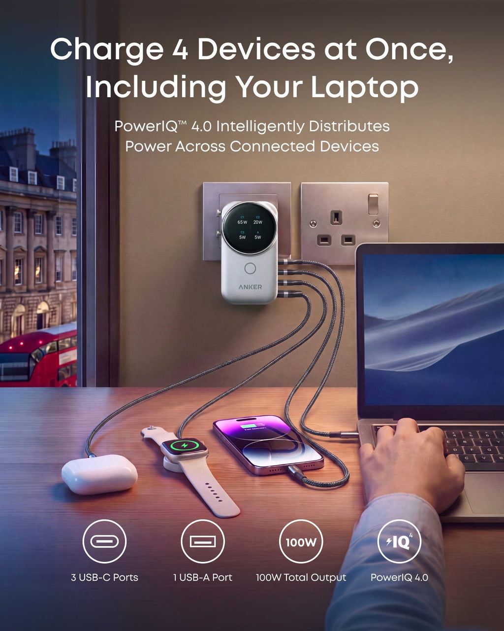 Bundle Kit: Anker Travel Charging Station and Anker Universal Charger