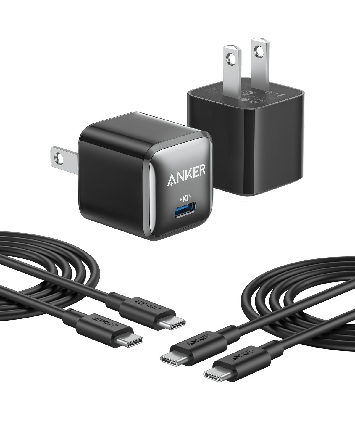 Anker <b>511</b> Charger (Nano Pro) with 6 ft USB-C Cable(2-Pack)