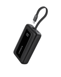 Refurbished Anker Zolo Power Bank (10K, 30W) with a 5.4-inch (13.7 cm) built-in USB-C cable.