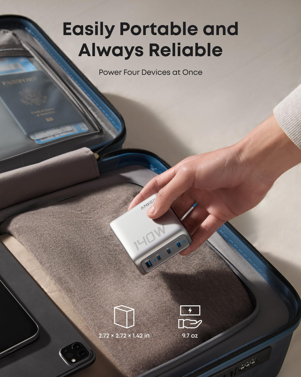 Bundle: Anker Laptop Power Bank and Anker Laptop Charger