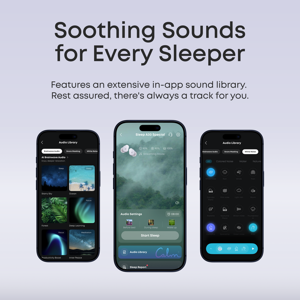 soundcore Sleep A30 Special / Sleep A30 | The World's First Sleep Earbuds with a Triple Noise Reduction System